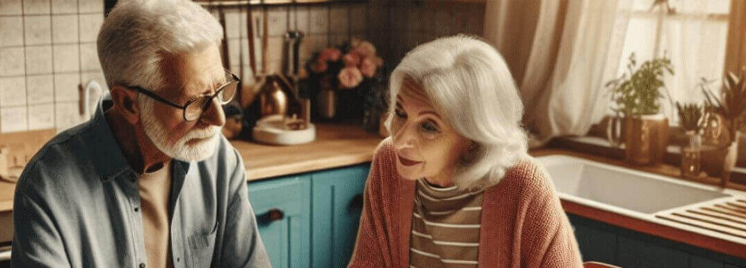A Couple Discussing How Preparing the Home for Post Cabg Heart Bypass Surgery is Smart